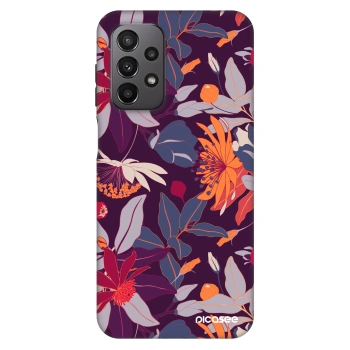 Husă pentru Samsung Galaxy A23 A236B 5G - Purple Leaf
