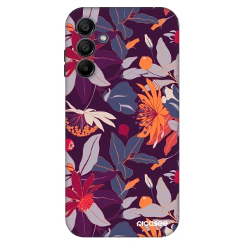Husă pentru Samsung Galaxy A15 A155F 4G - Purple Leaf