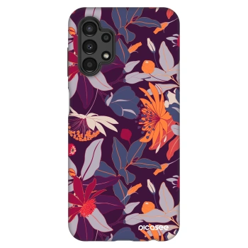 Husă pentru Samsung Galaxy A13 4G A135 - Purple Leaf