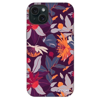Husă pentru Apple iPhone 14 Plus - Purple Leaf