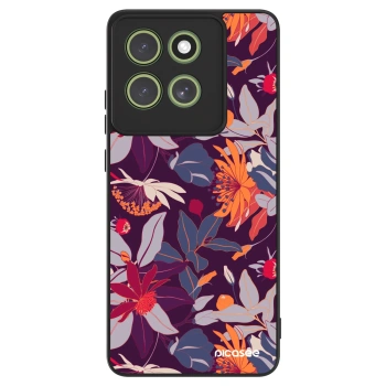 Husă pentru Motorola Moto G86 5G - Purple Leaf