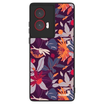 Husă pentru Motorola Edge 50 Fusion - Purple Leaf