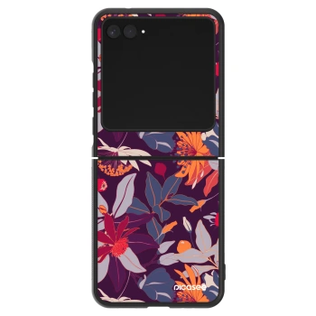 Husă pentru Motorola Razr 60 - Purple Leaf