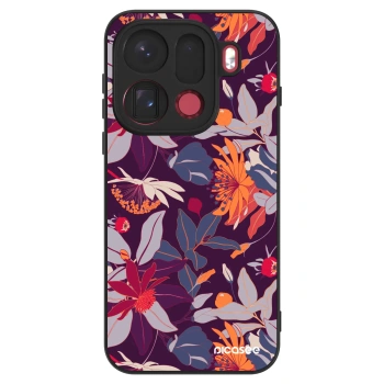 Husă pentru OPPO Find X9 Pro - Purple Leaf