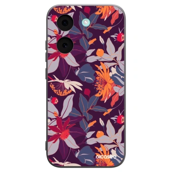 Picasee husă neagră din silicon pentru Xiaomi Poco X8 Pro - Purple Leaf
