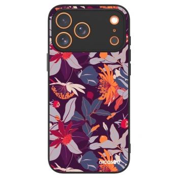 Picasee ULTIMATE CASE MagSafe pentru Apple iPhone 18 Pro Max - Purple Leaf