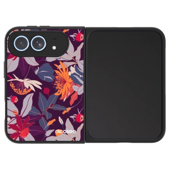 Picasee ULTIMATE CASE MagSafe pentru Apple iPhone Duo - Purple Leaf