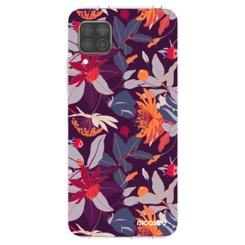 Picasee husă transparentă din silicon pentru Huawei P40 Lite - Purple Leaf