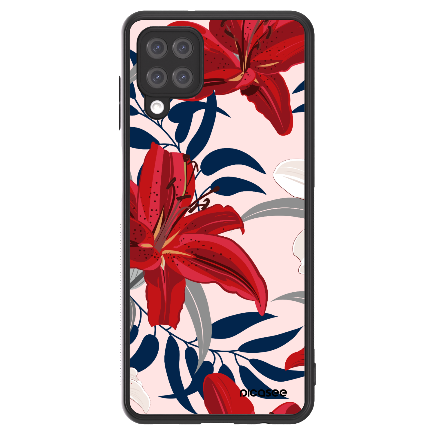 Picasee ULTIMATE CASE pentru Samsung Galaxy A12 A125F - Red Lily