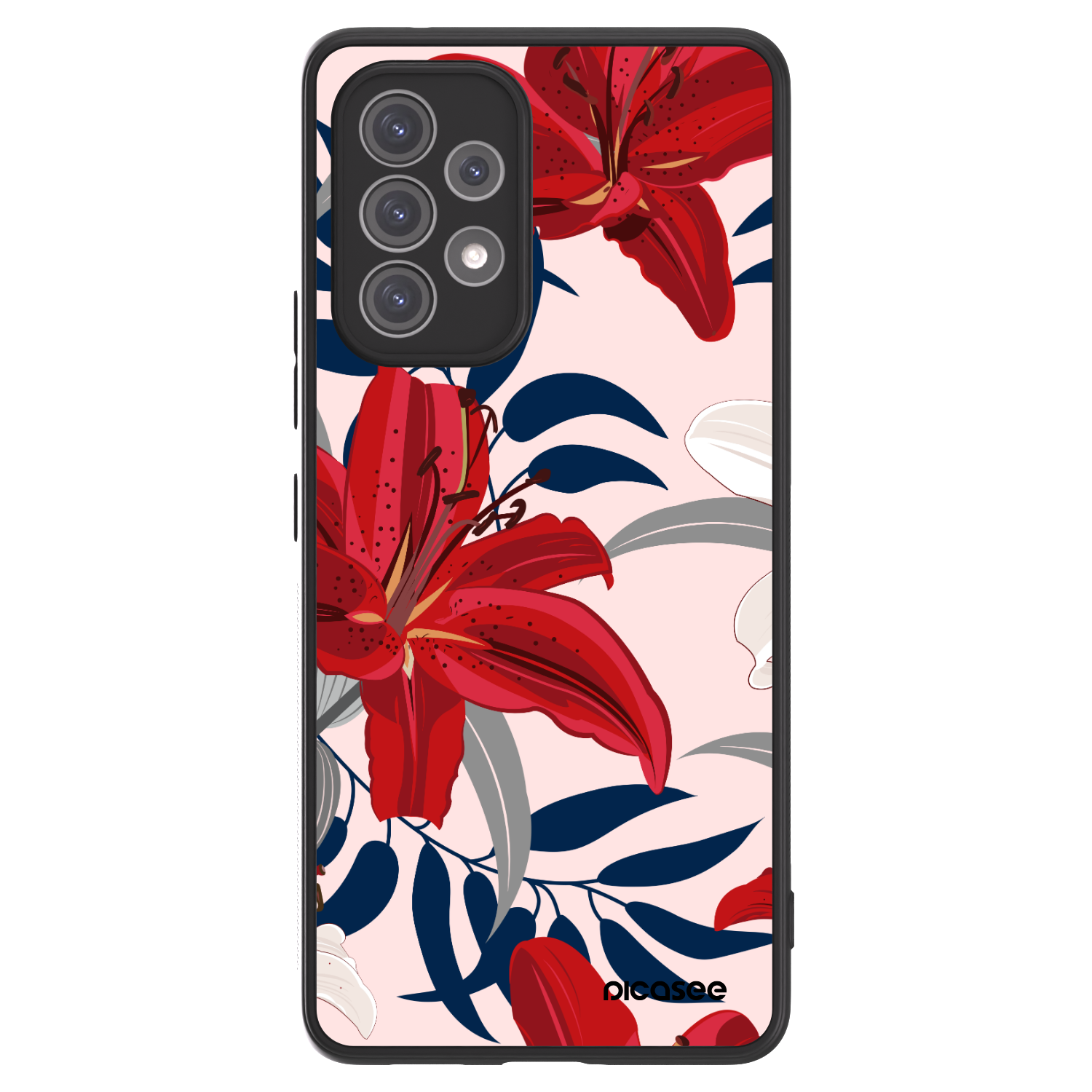 Picasee ULTIMATE CASE pentru Samsung Galaxy A52 5G A525F - Red Lily