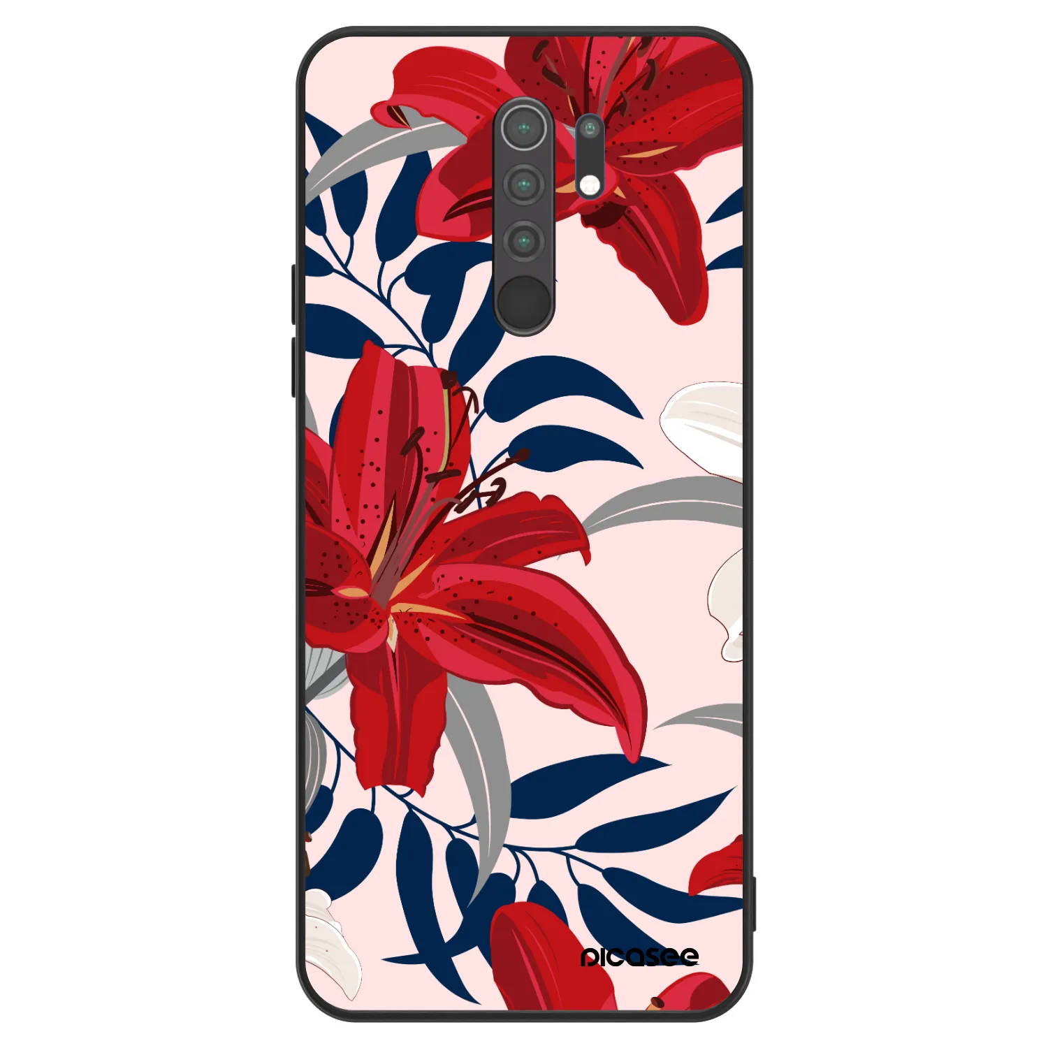 Picasee ULTIMATE CASE pentru Xiaomi Redmi 9 - Red Lily