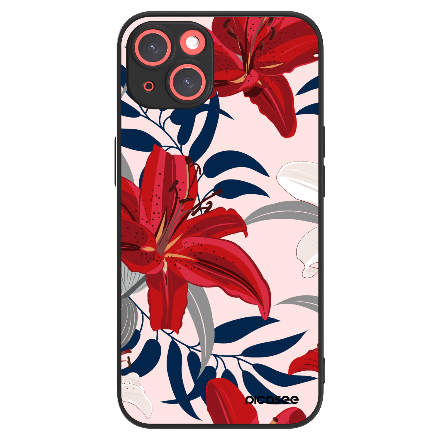 Picasee ULTIMATE CASE pentru Apple iPhone 13 - Red Lily