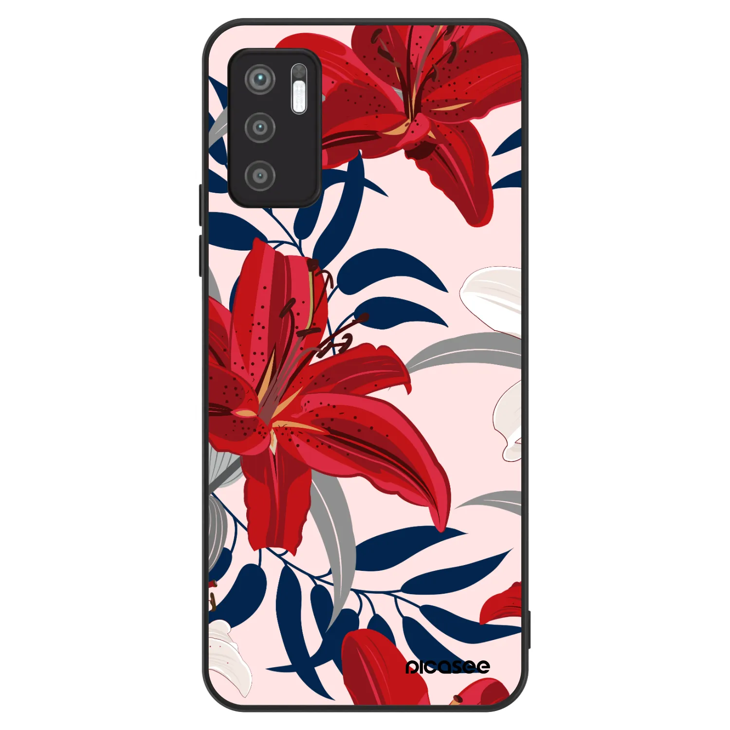 Picasee ULTIMATE CASE pentru Xiaomi Redmi Note 10 5G - Red Lily