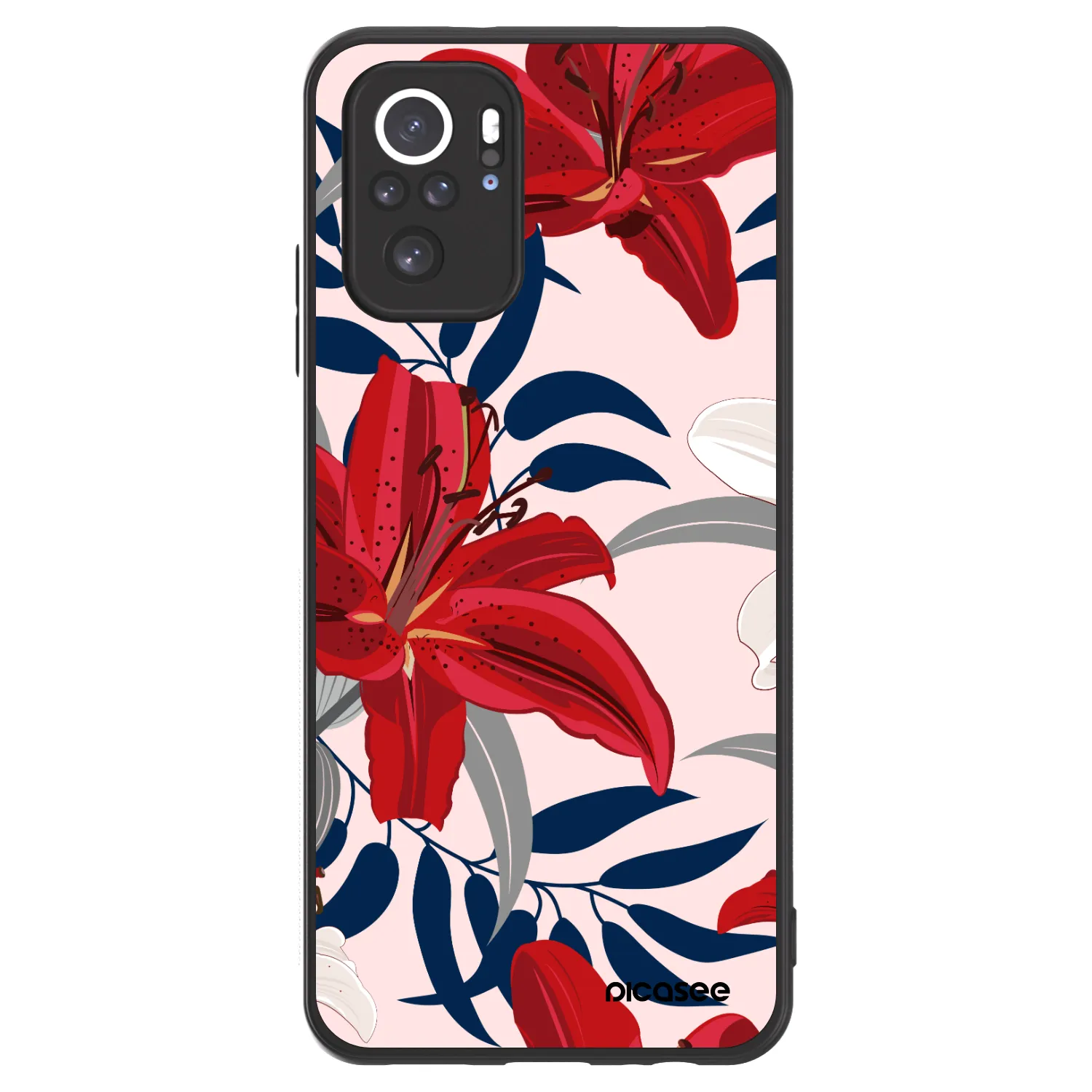 Picasee ULTIMATE CASE pentru Xiaomi Redmi Note 10S - Red Lily