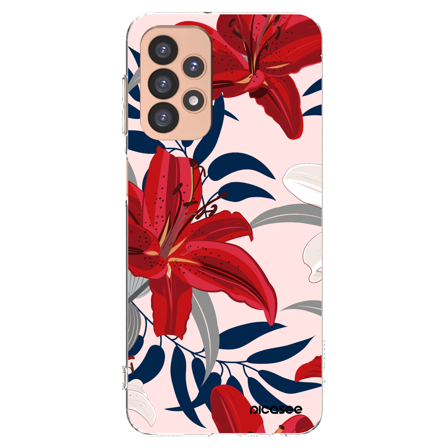 Picasee husă transparentă din silicon pentru Samsung Galaxy A23 A236B 5G - Red Lily