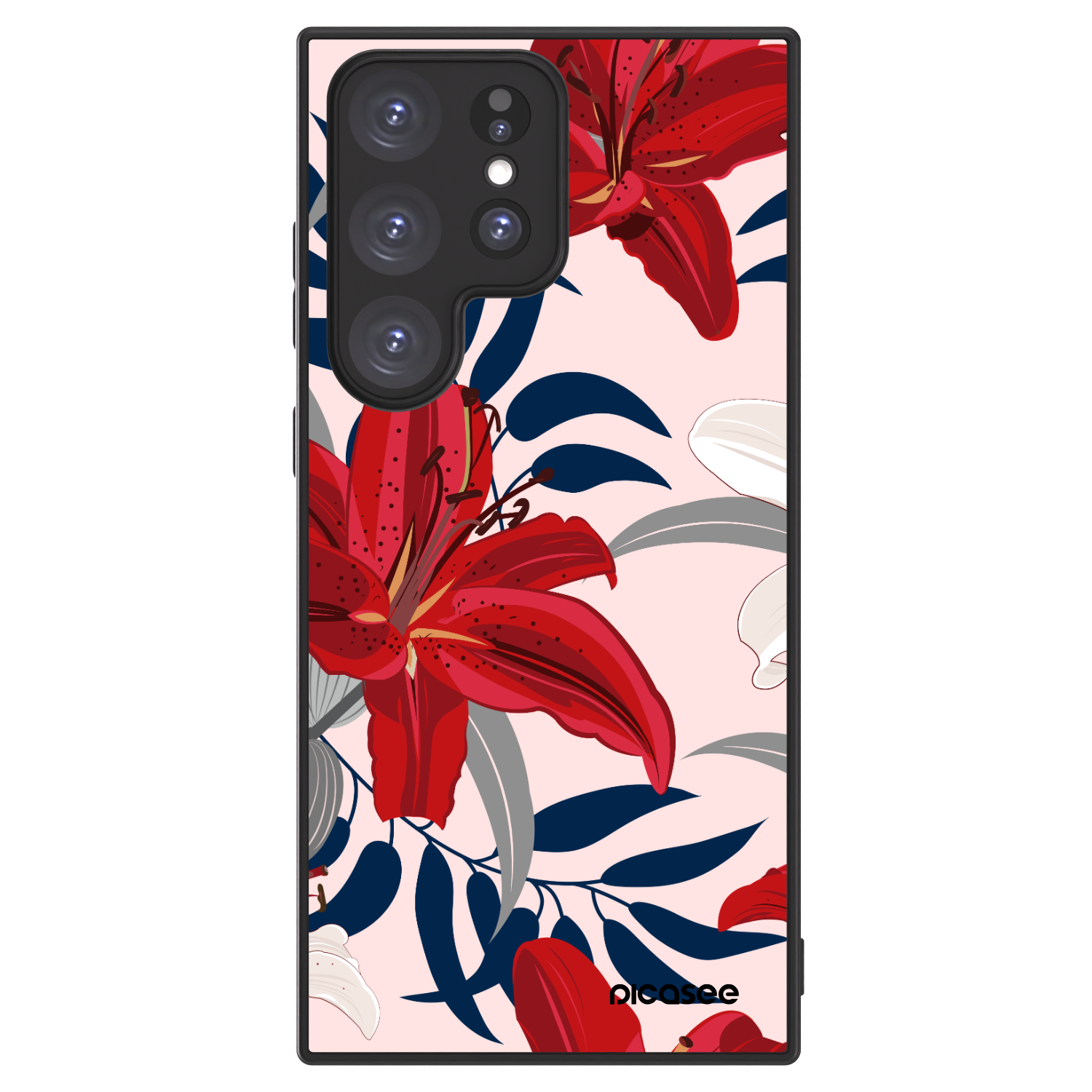 Picasee ULTIMATE CASE pentru Samsung Galaxy S23 Ultra 5G - Red Lily