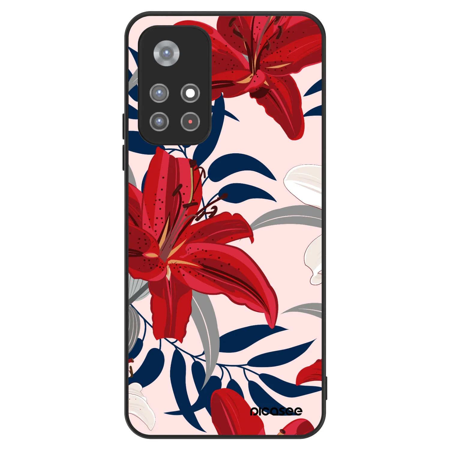 Picasee ULTIMATE CASE pentru Xiaomi Redmi Note 11S 5G - Red Lily