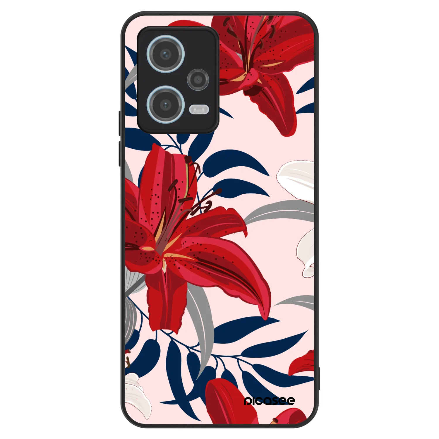 Picasee ULTIMATE CASE pentru Xiaomi Redmi Note 12 5G - Red Lily