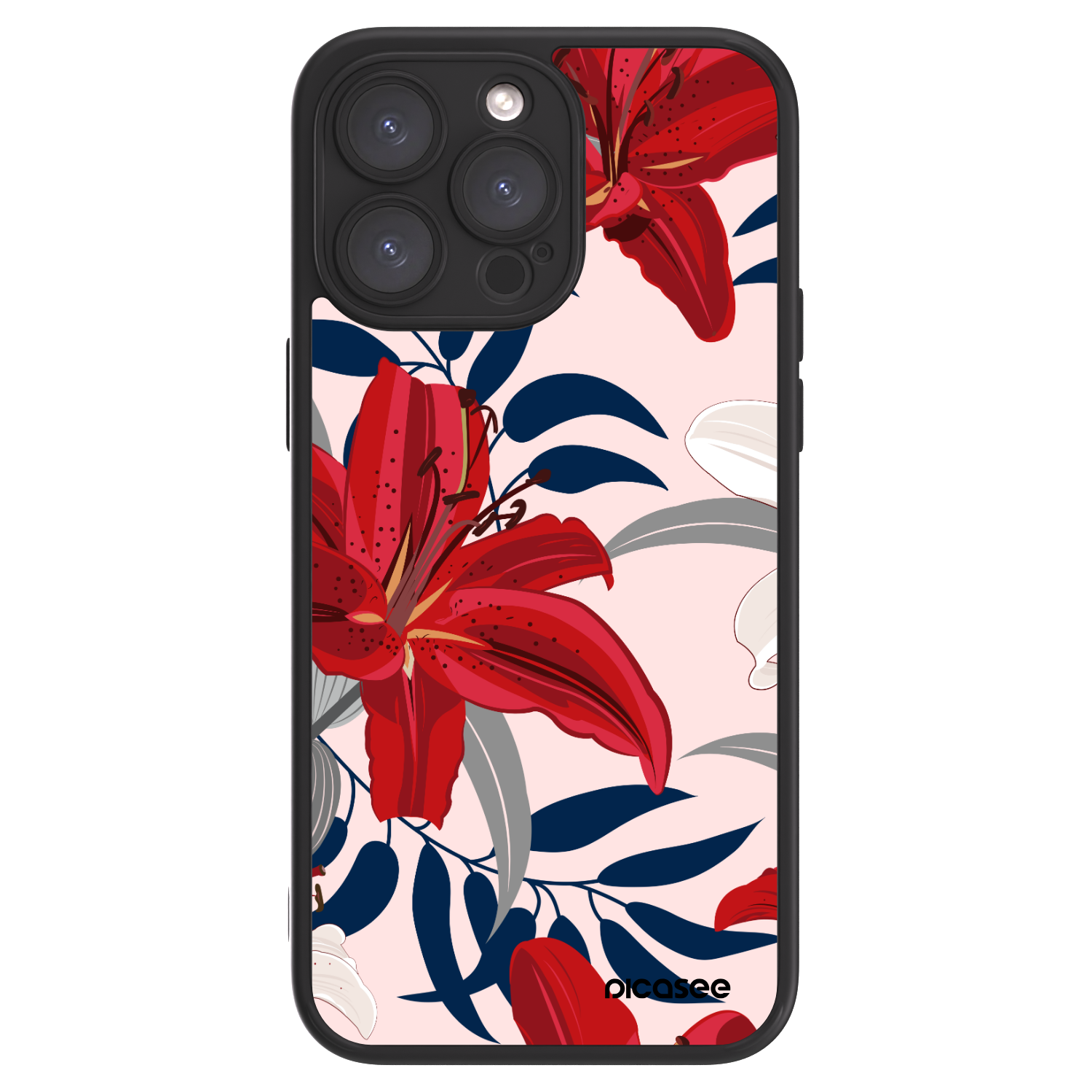 Picasee ULTIMATE CASE pentru Apple iPhone 15 Pro Max - Red Lily