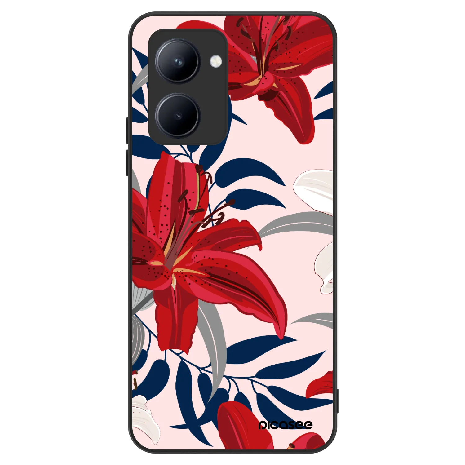 Picasee ULTIMATE CASE pentru Realme C33 (2023) - Red Lily