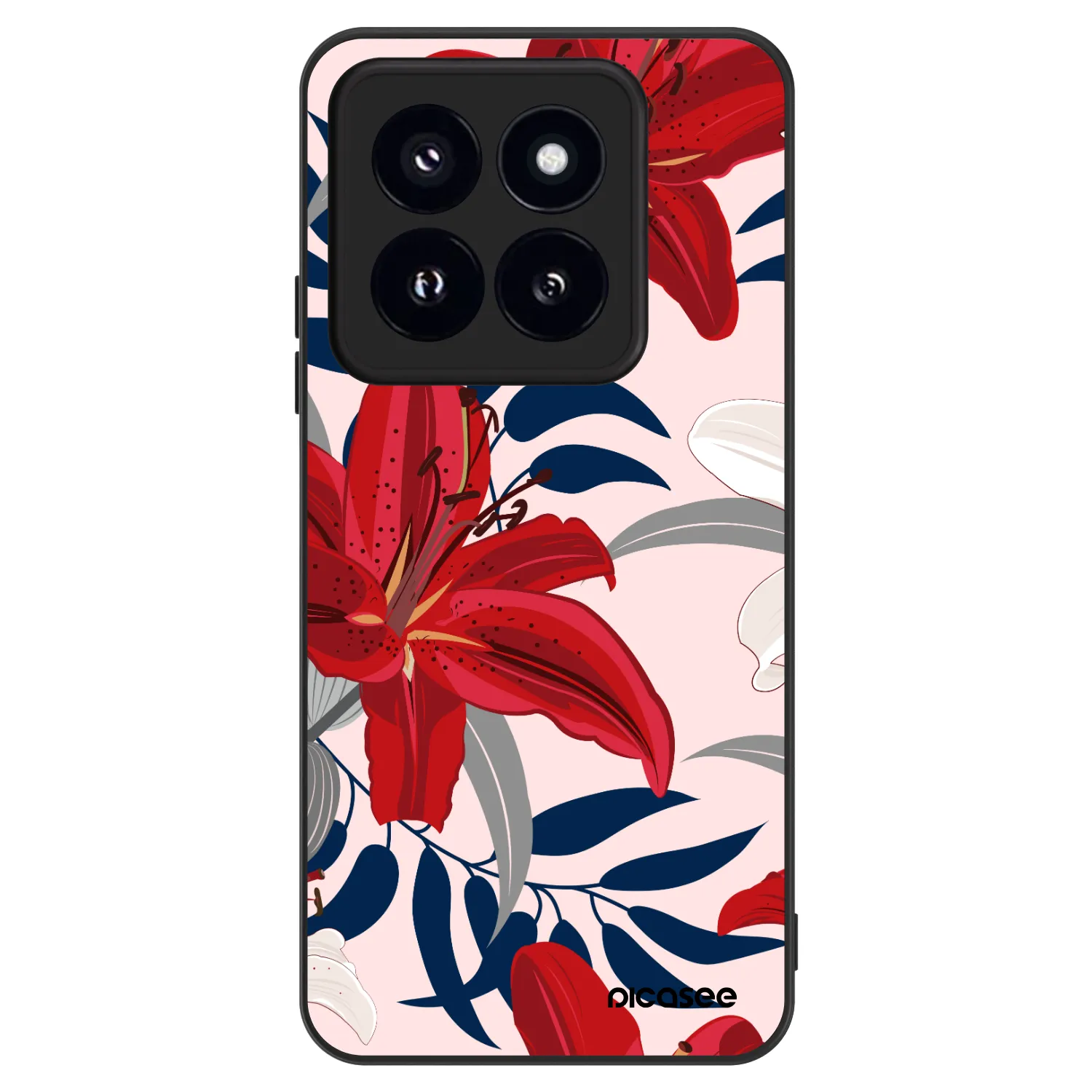 Picasee ULTIMATE CASE pentru Xiaomi 14 Pro - Red Lily