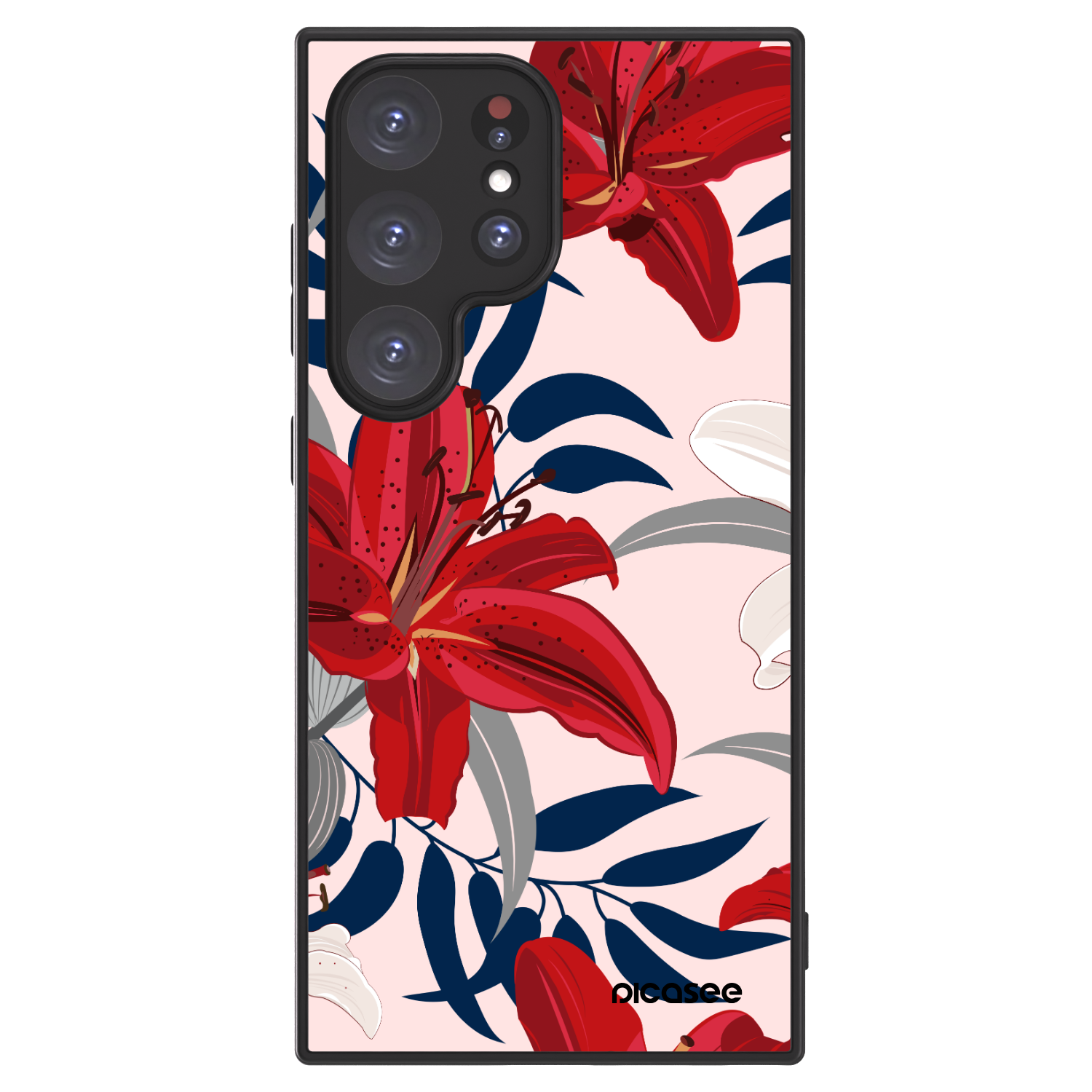Picasee ULTIMATE CASE PowerShare pentru Samsung Galaxy S24 Ultra S928B 5G - Red Lily
