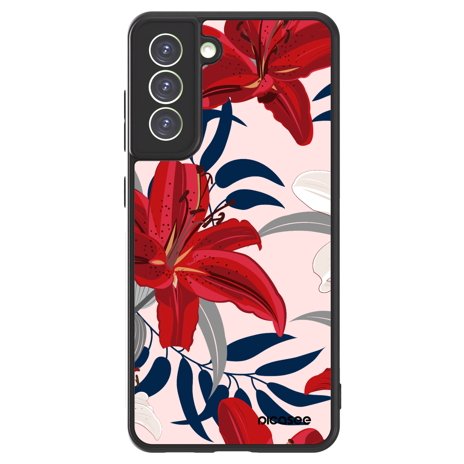 Picasee ULTIMATE CASE PowerShare pentru Samsung Galaxy S21 FE 5G - Red Lily