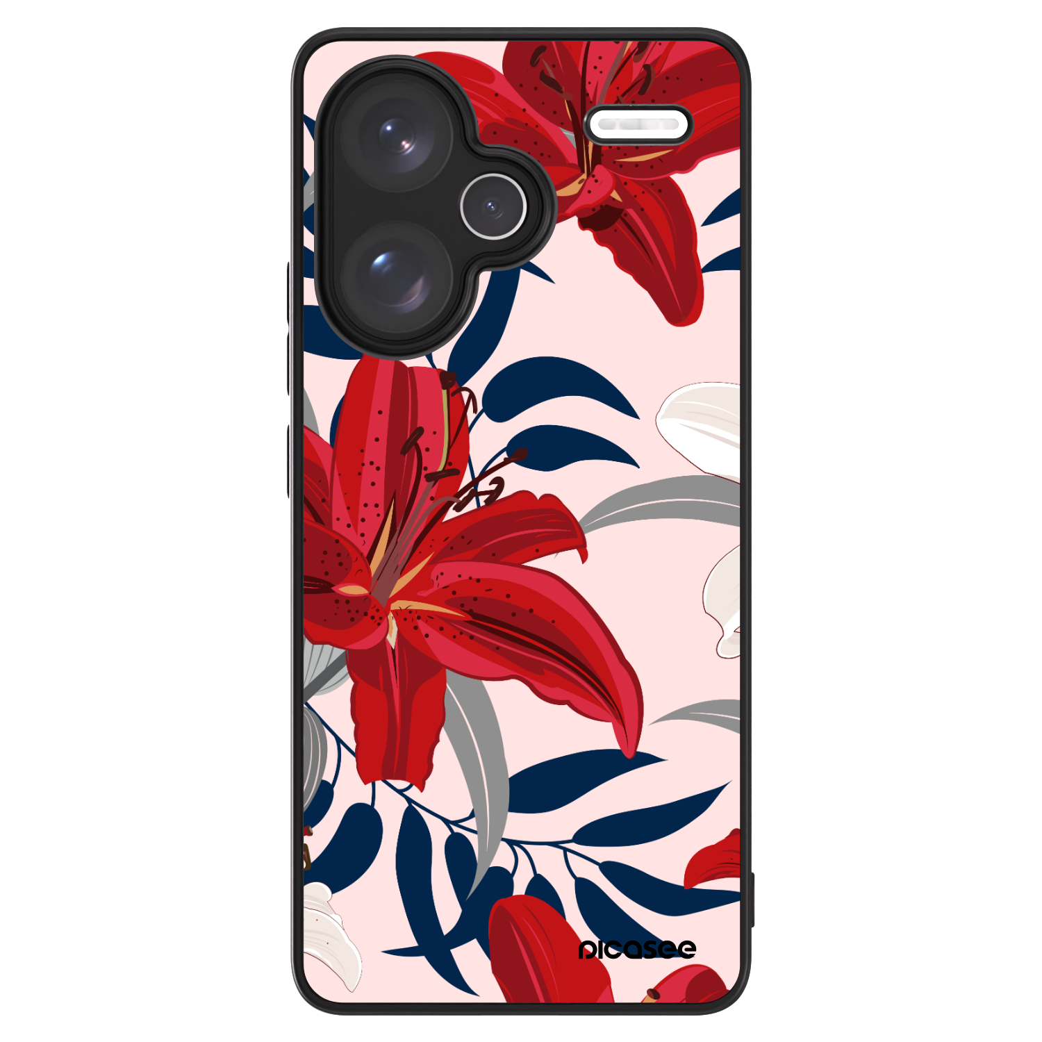 Picasee ULTIMATE CASE pentru Xiaomi Redmi Note 13 Pro+ 5G - Red Lily