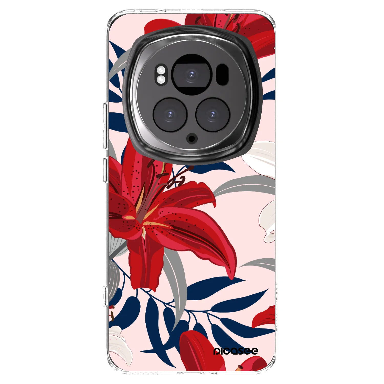 Picasee husă transparentă din silicon pentru Honor Magic6 Pro - Red Lily