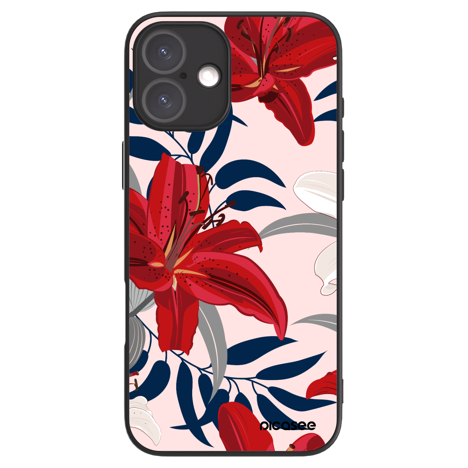 Picasee ULTIMATE CASE MagSafe pentru Apple iPhone 16 Plus - Red Lily