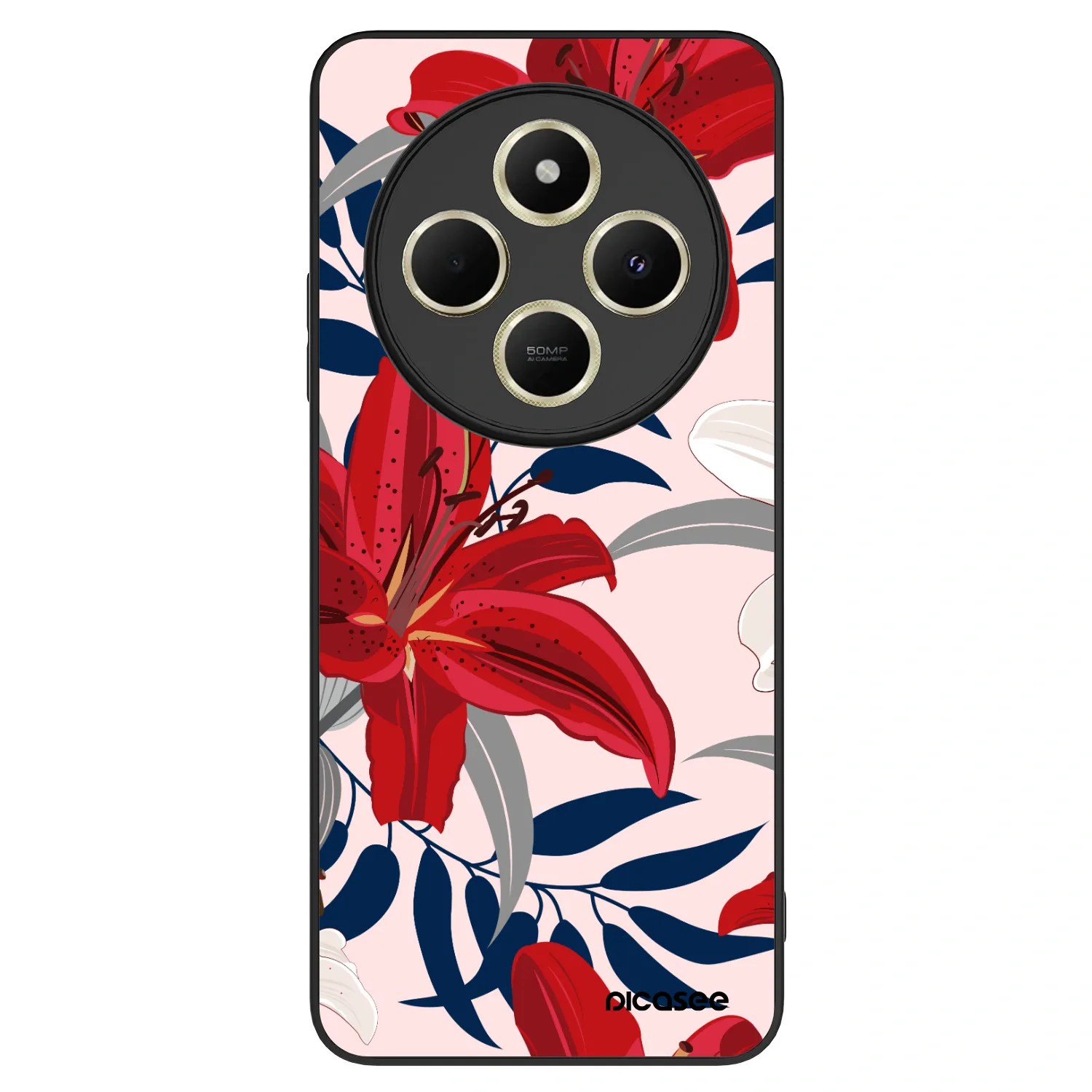 Picasee ULTIMATE CASE pentru Xiaomi Redmi 14C - Red Lily