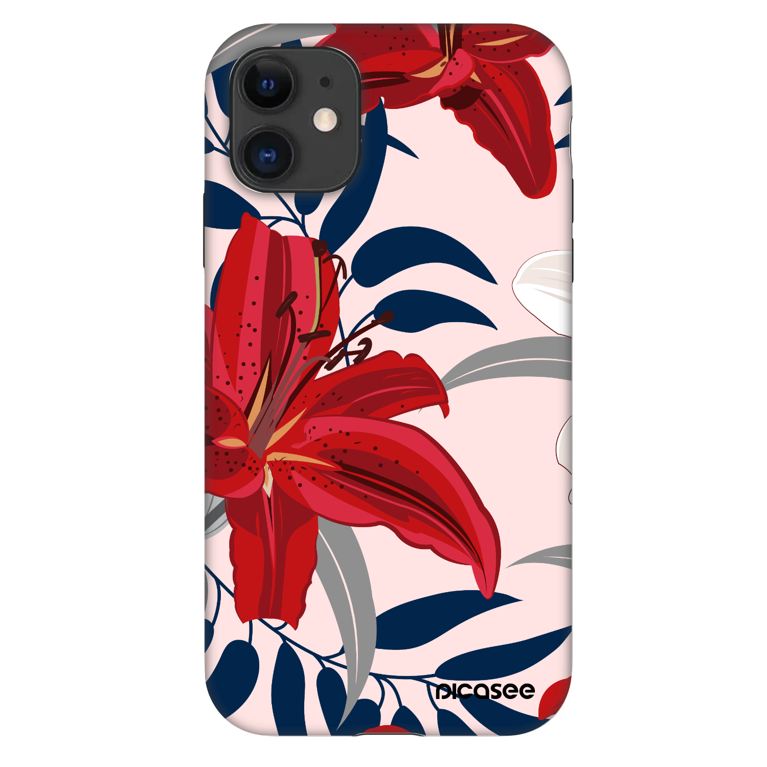 Picasee Fashion Case pentru Apple iPhone 11 - Red Lily