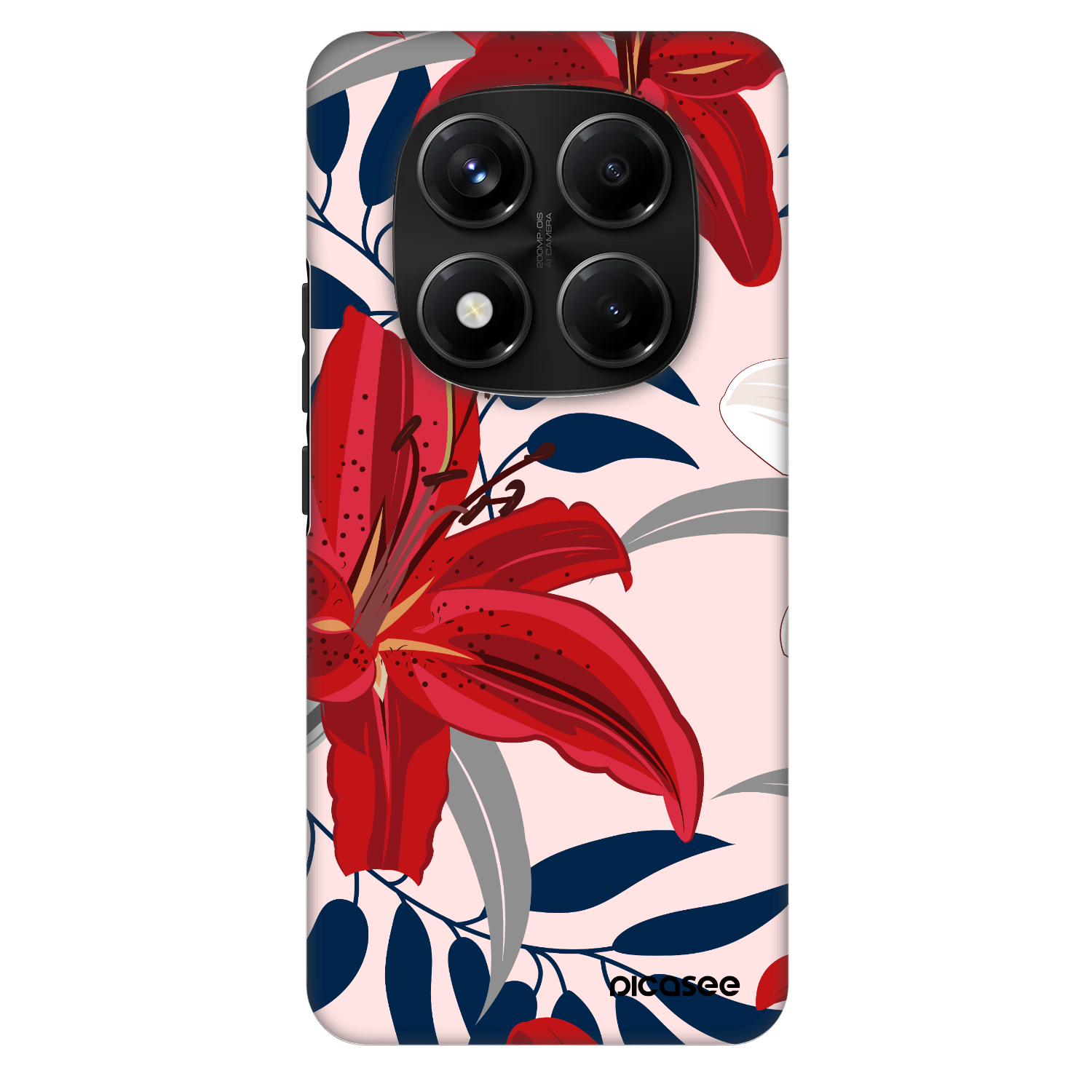 Picasee Fashion Case pentru Xiaomi Redmi Note 14 Pro+ 5G - Red Lily