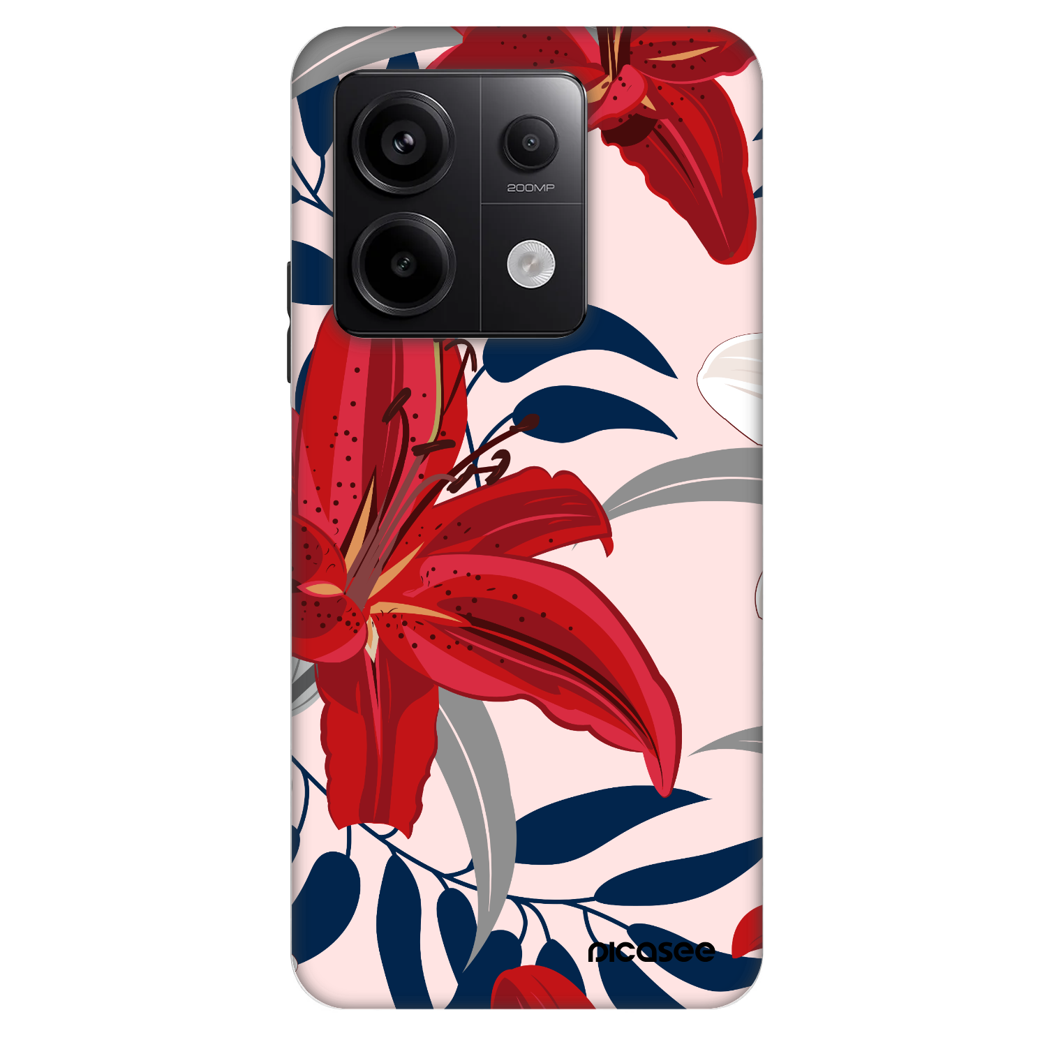 Picasee Fashion Case pentru Xiaomi Redmi Note 13 Pro 5G - Red Lily