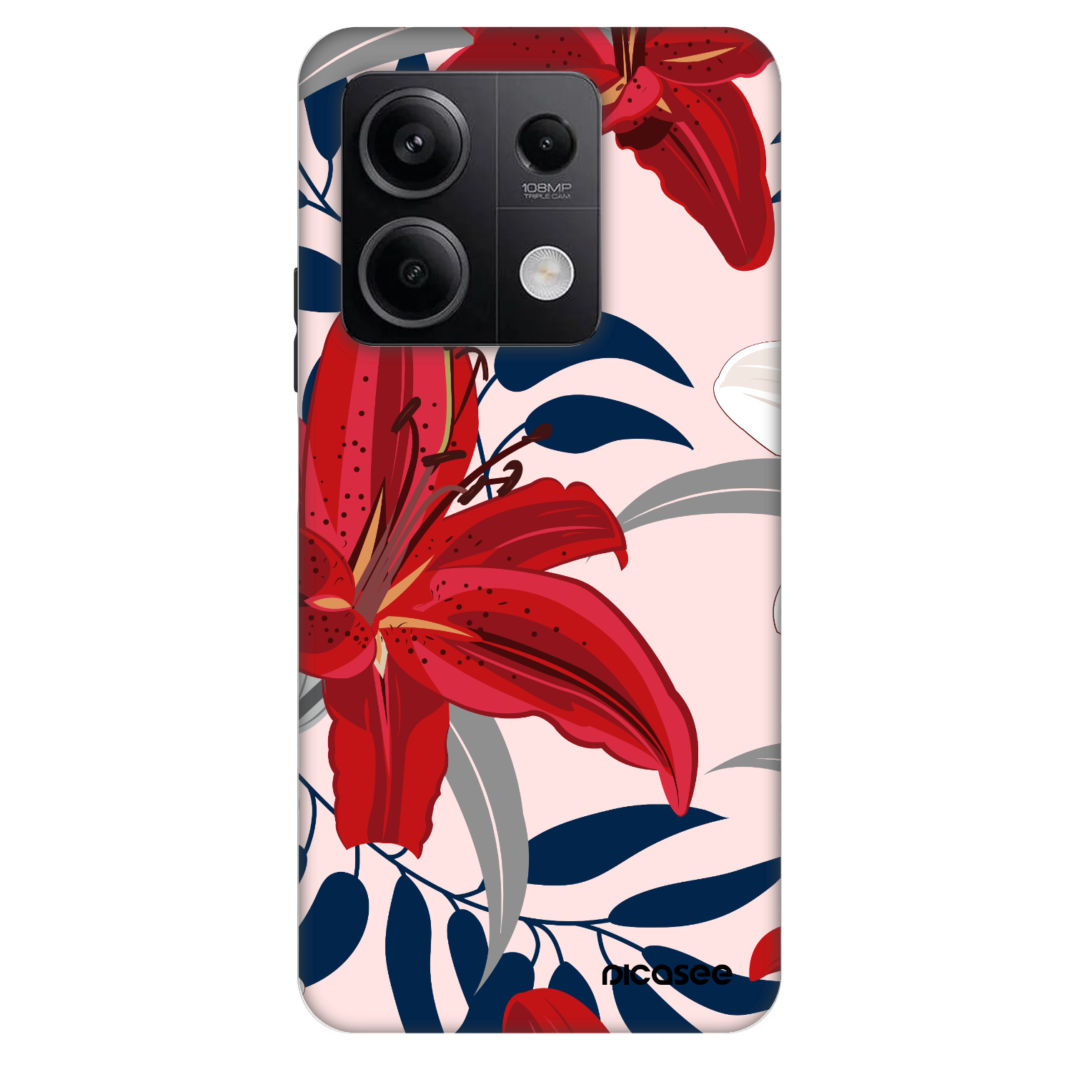 Picasee Fashion Case pentru Xiaomi Redmi Note 13 5G - Red Lily