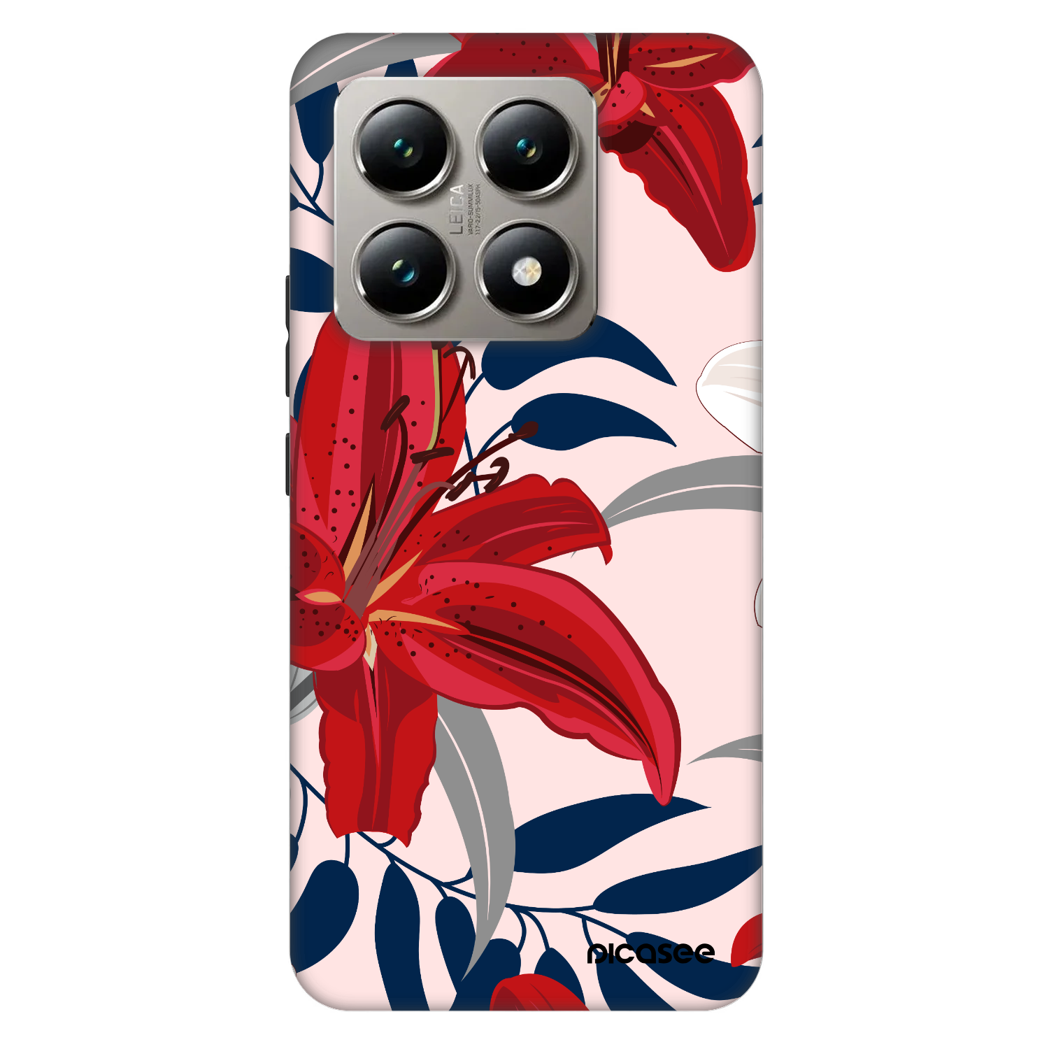 Picasee Fashion Case pentru Xiaomi 14T - Red Lily