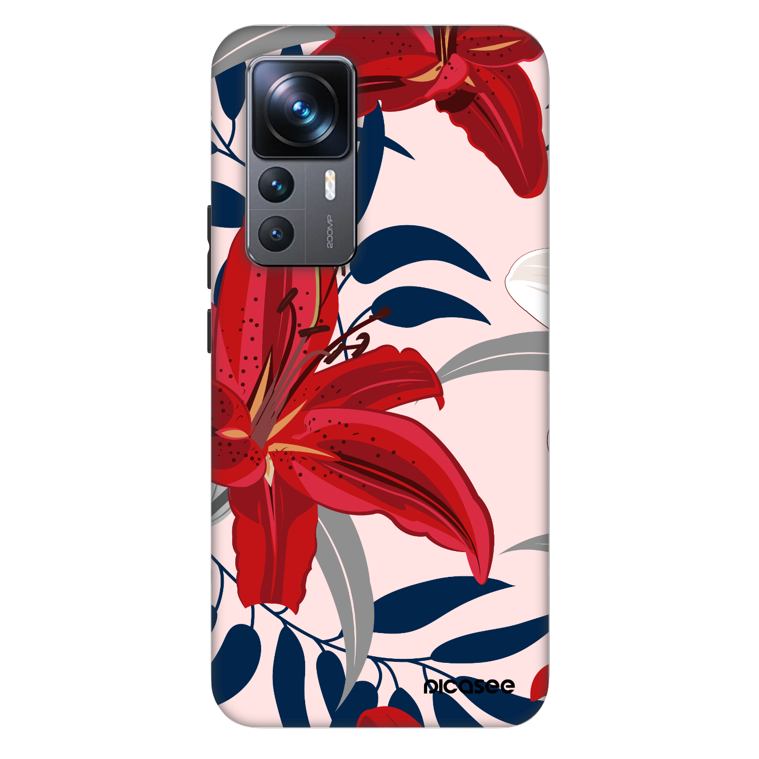 Picasee Fashion Case pentru Xiaomi 12T Pro - Red Lily