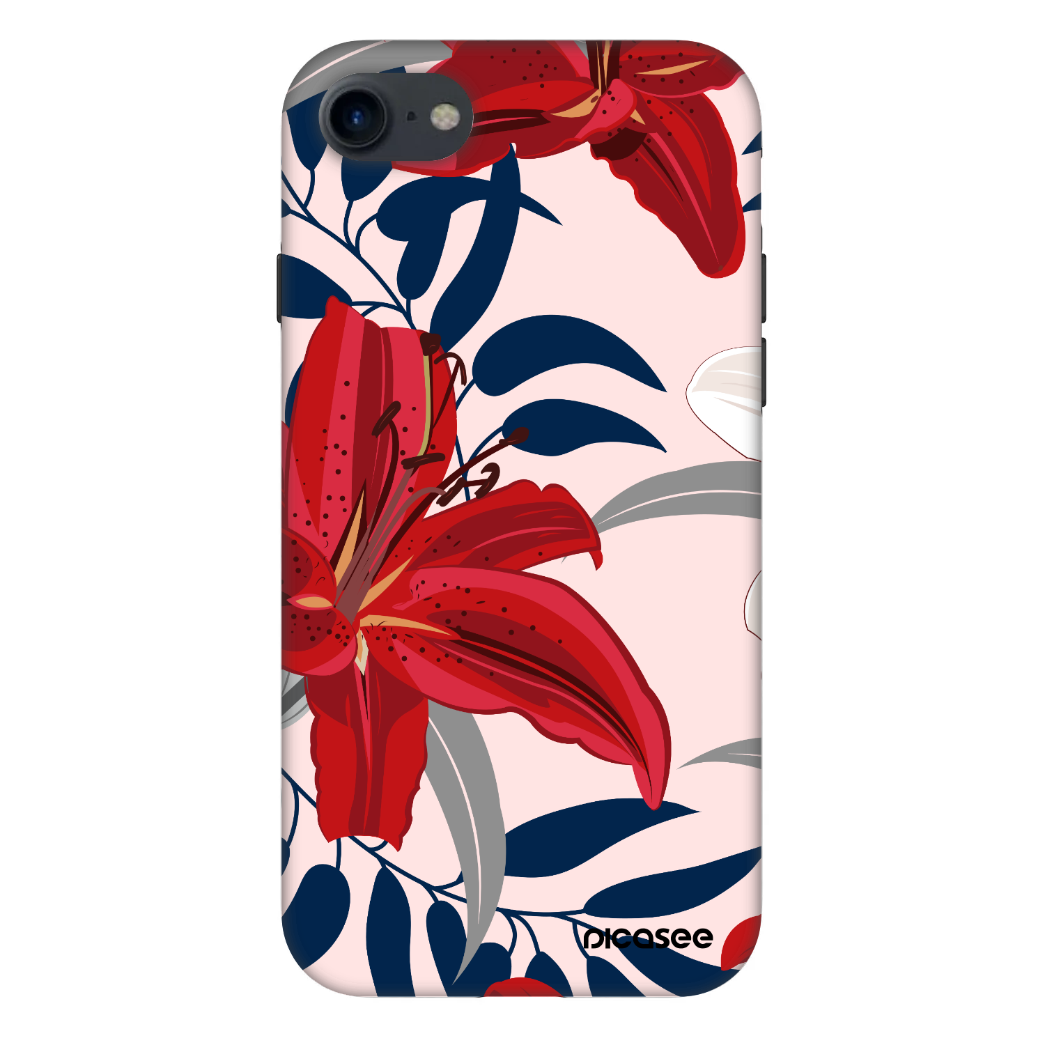 Picasee Fashion Case pentru Apple iPhone SE 2022 - Red Lily