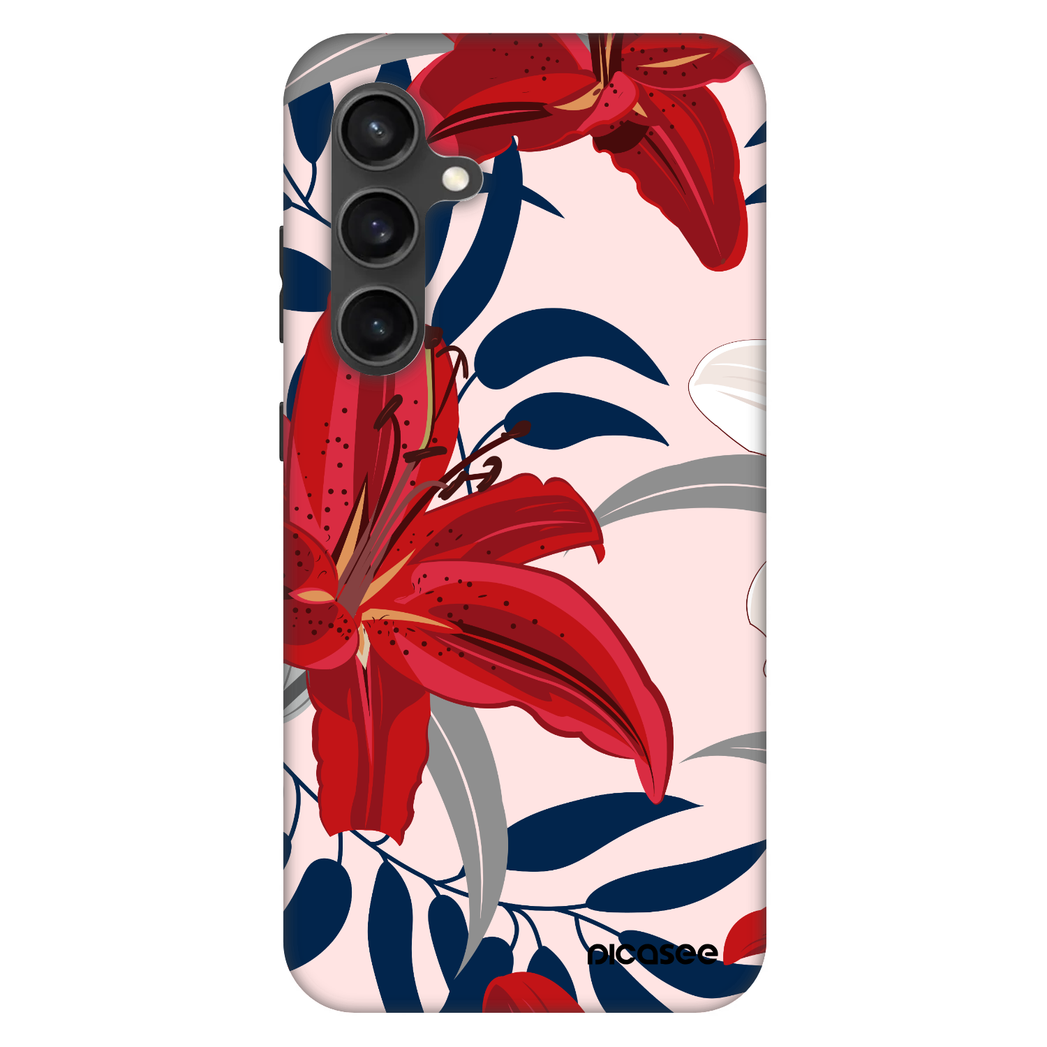 Picasee Fashion Case pentru Samsung Galaxy S24 FE S721B - Red Lily