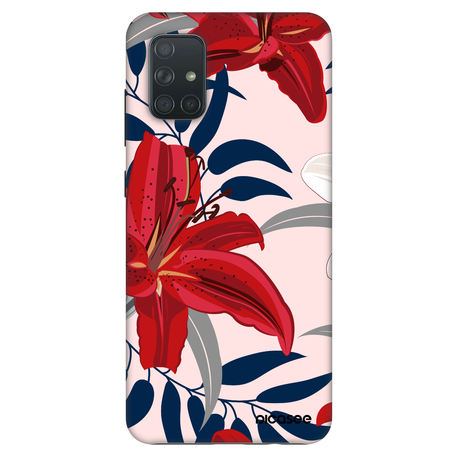 Picasee Fashion Case pentru Samsung Galaxy A71 A715F - Red Lily