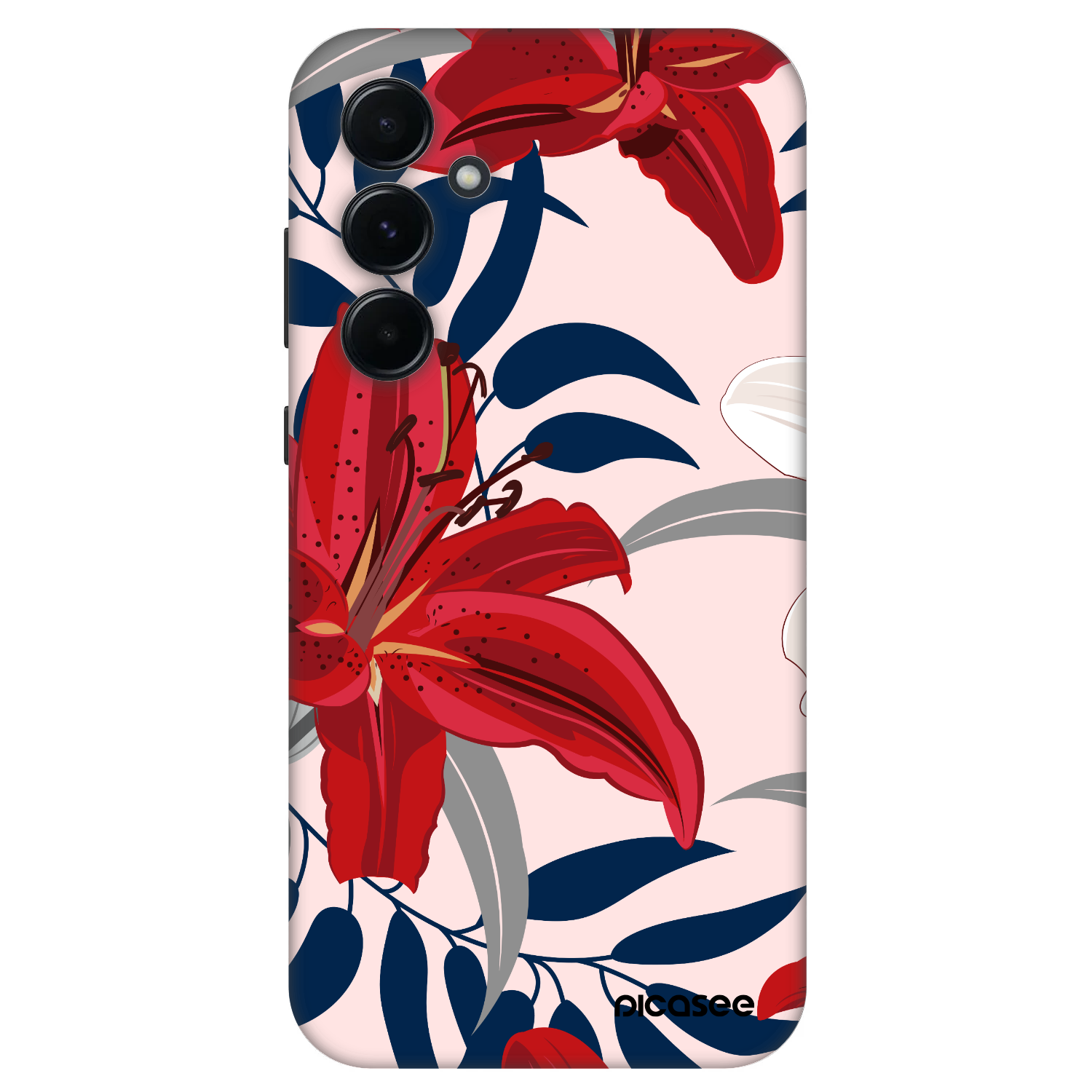 Picasee Fashion Case pentru Samsung Galaxy A55 5G A556B - Red Lily