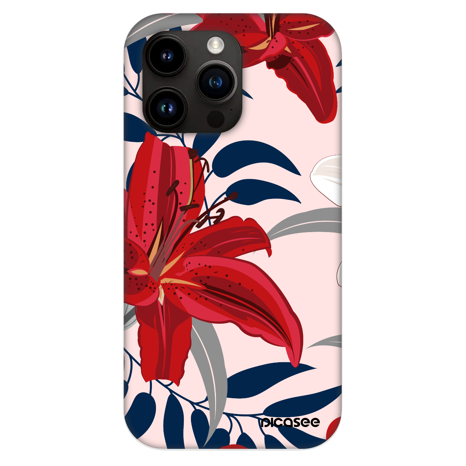 Picasee Fashion Case MagSafe pentru Apple iPhone 13 Pro - Red Lily