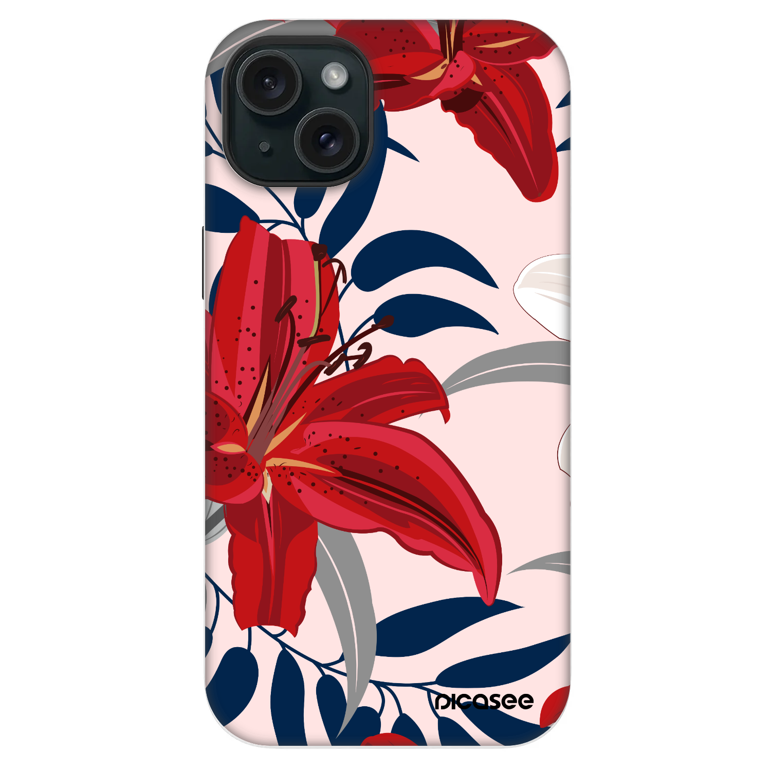 Picasee Fashion Case MagSafe pentru Apple iPhone 14 Plus - Red Lily