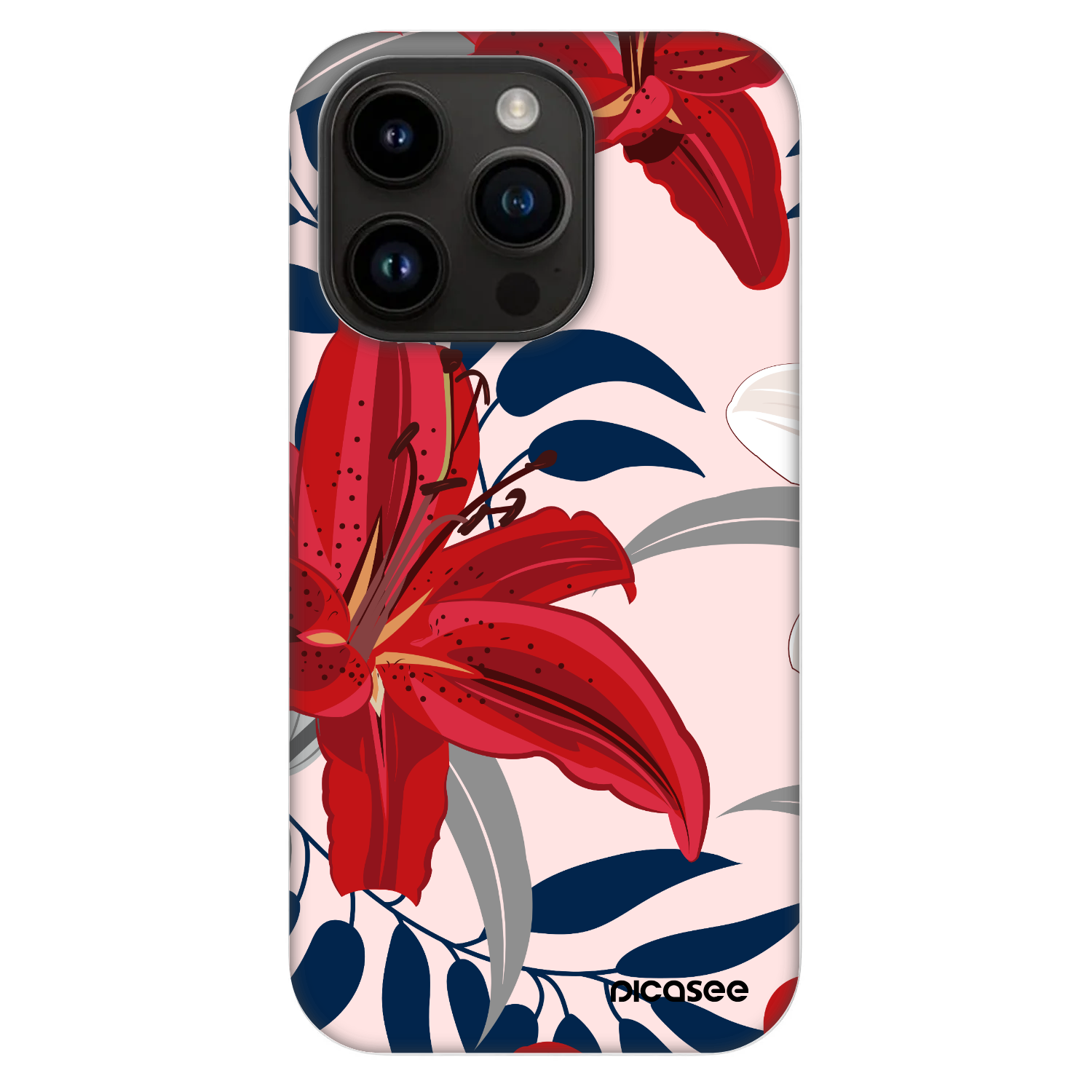 Picasee Fashion Case MagSafe pentru Apple iPhone 14 Pro - Red Lily