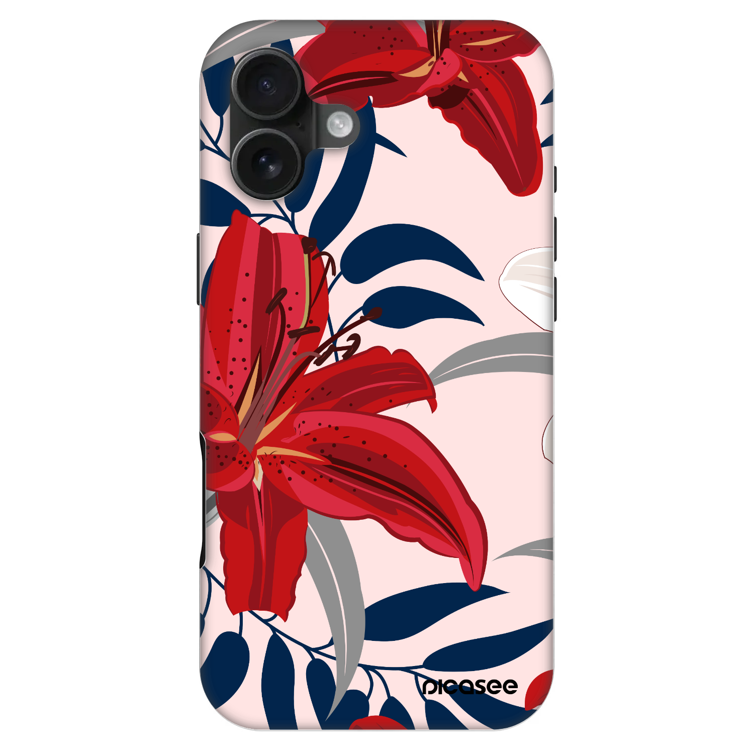 Picasee Fashion Case MagSafe pentru Apple iPhone 16 Plus - Red Lily