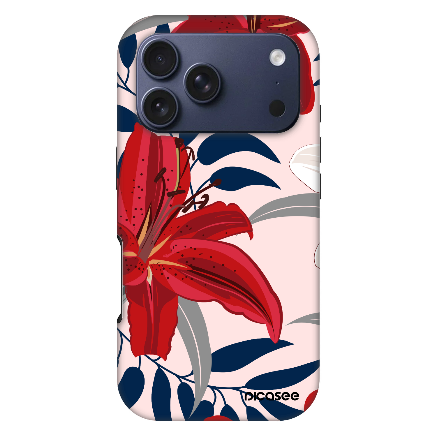 Picasee Fashion Case MagSafe pentru Apple iPhone 17 Pro - Red Lily