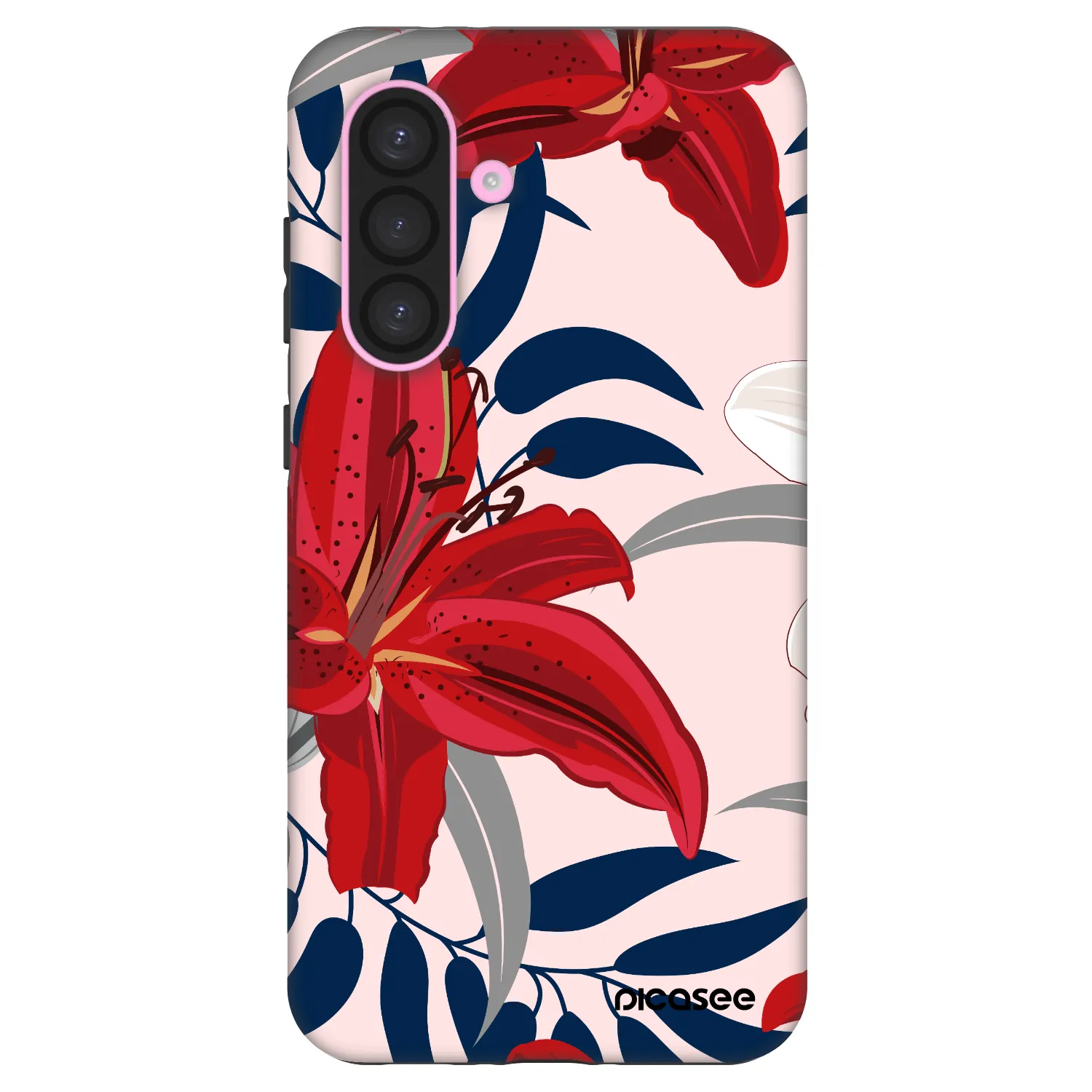 Picasee Fashion Case pentru Samsung Galaxy A56 5G A566B - Red Lily