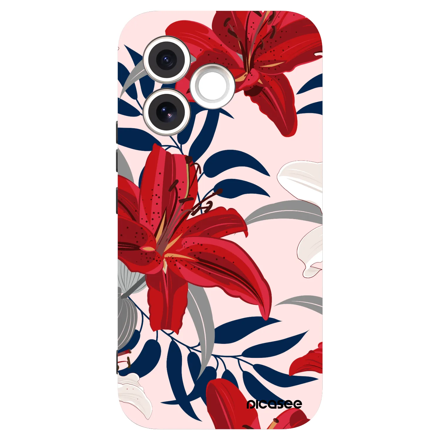 Picasee husă neagră din silicon pentru Honor 600 Lite - Red Lily