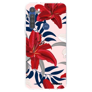 Husă pentru Motorola Moto G8 - Red Lily