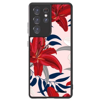 Husă pentru Samsung Galaxy S21 Ultra 5G G998B - Red Lily